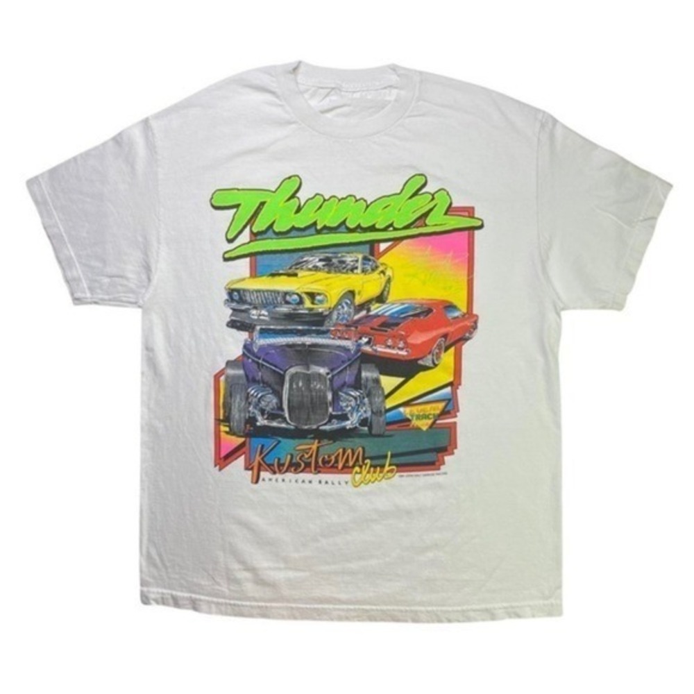 John Galt x‎ THUNDER Kustom Club x garage racing shirt Brandy Melville